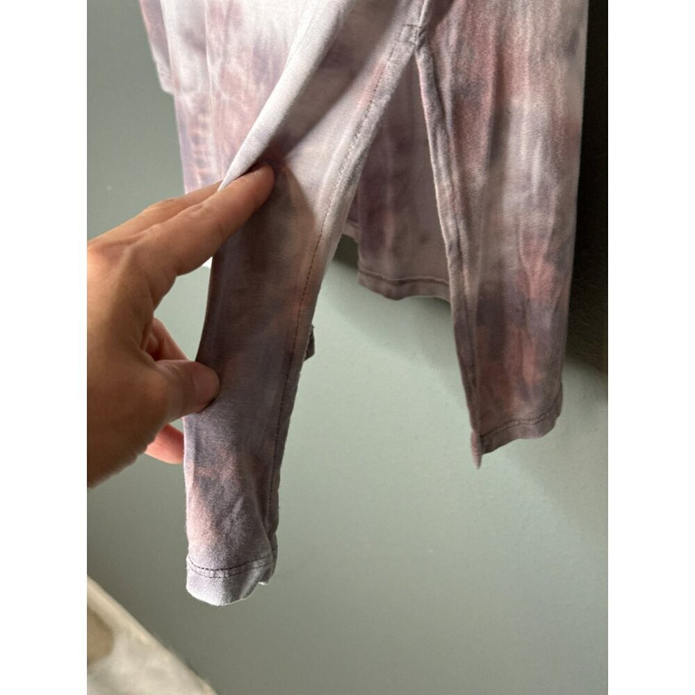 Soft Surroundings Tie Dye Acid Wash LS Tunic Blouse Women's Small - Picture 3 of 9